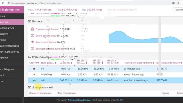 Xaria Coin (XARI) майним картами Nvidia (algo CN Lite) | Выпуск 54 | Опыт майнинга криптовалют смотреть онлайн