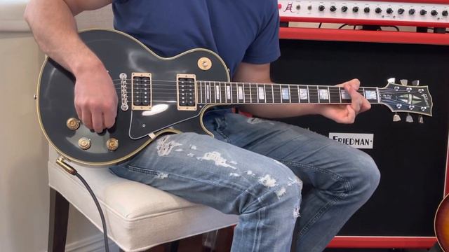 2021 Gibson Custom Shop Made to Measure 1968 Les Paul Custom Ebony VOS - Extremely Limited смотреть онлайн