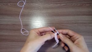 Эластичный набор столбиками без накида крючком, мастер-класс