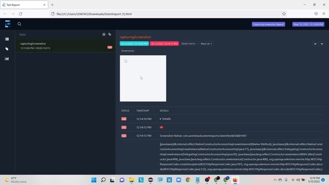 Extent Report Captured Screenshot not able to access on other Machines Complete SOLUTION 100%