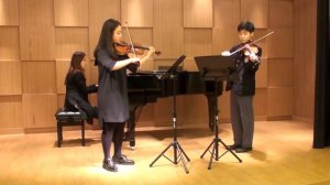 Bryce Kim - Walzer IV Waltz from Five Pieces for 2 Violins and Piano by Dmitri Schostakovich