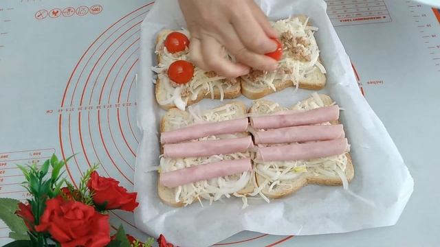 Бутерброд в духовке за 10 мин смотреть онлайн