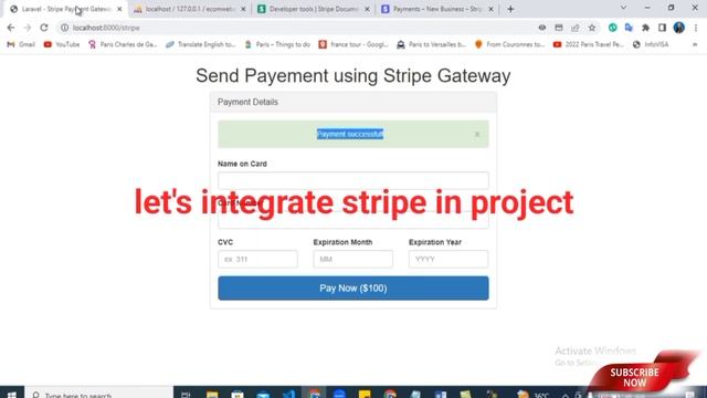 Stripe Payment Gateway Integration in Laravel | Laravel Tutorials