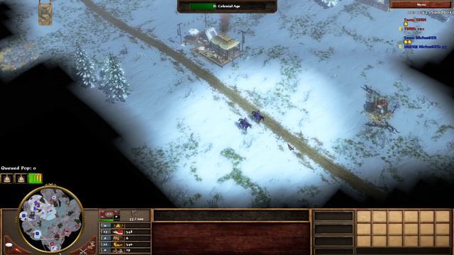 Age of Empires III - Sioux vs France смотреть онлайн