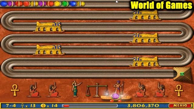 Прохождение Luxor - Этап №7 - КОЛОННЫ ХРАМА В КАРНАКЕ смотреть онлайн