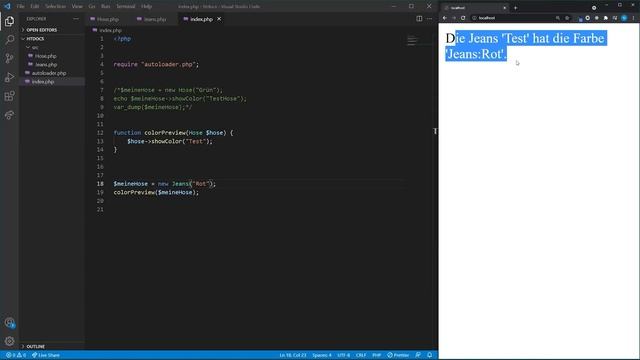 PHP Tutorials - Vom Einsteiger zum Profi | Deutsch | #14 Interfaces, typisierte Funktionen смотреть онлайн