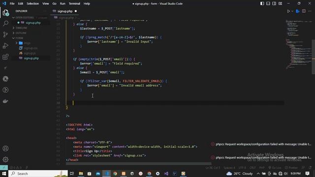 Form validation in PHP | Mastering Sign-Up Form Validation with PHP and Regular Expressions - Part смотреть онлайн