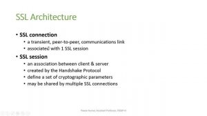 Lecture 16: Web Security | Secure socket Layer Protocol | Transport Layer Protocol