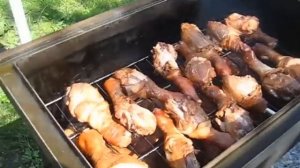 Коптильня с гидрозатвором для горячего копчения.№2