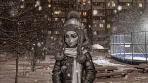 Катя Смирнова - А снег идет (AI Cover Глюк'oZa) // Tiny Bunny | Зайчик