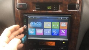 2дин мафон в тойоту гайю