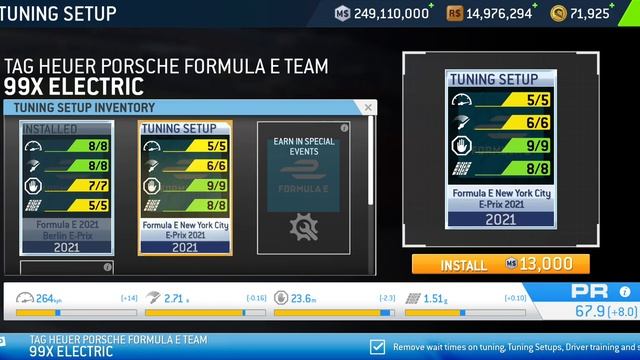 Real Racing 3 | Formula E® 2021 (Season 08) Driver Training & Manager Level-Up Cost смотреть онлайн
