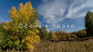 Челябинск осенью. Осенний парк. Звуки природы