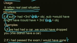 Real Past Conditionals  - Usages, Kinds, Examples | (English Courses)