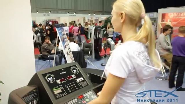Тренажеры, инновации и девушки STEX апрель 2011 Москва