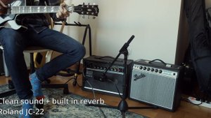 Roland JC-22 vs Fender '68 Custom Vibro Champ (comparison test)