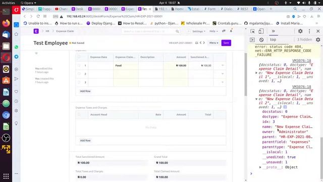 21. Custom scripting Part4 - ERPNext and Core Doctype Scripting смотреть онлайн