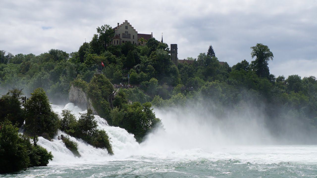 Rhine Falls. Рейнский водопад.