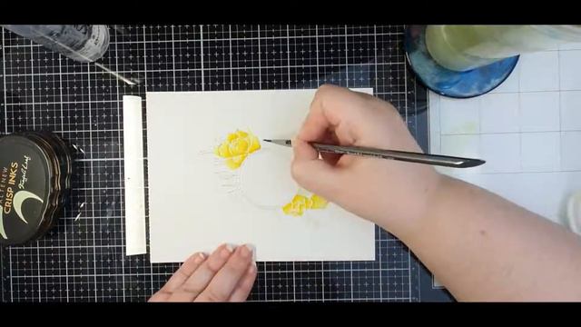 Painting With Dye Inks - Altenew AECP Level 2 Creative Watercolouring Media смотреть онлайн