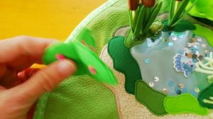 Лесной игровой коврик с домиком