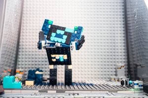 мобы мутанты на свободе покадровая анимация LEGO Minecraft!!!