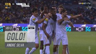 Goal André Silva: Desp. Chaves 0-(1) Vitória SC (Liga 22/23 #1)