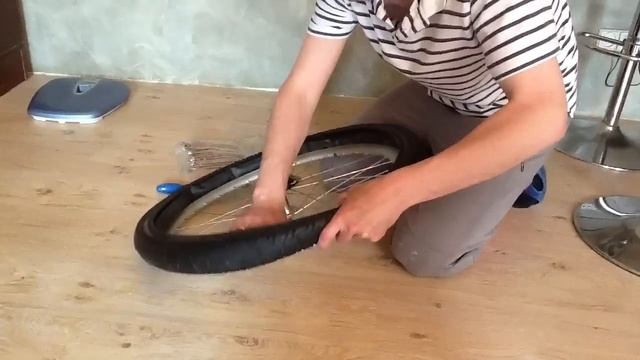 Как надеть велосипедную покрышку шину