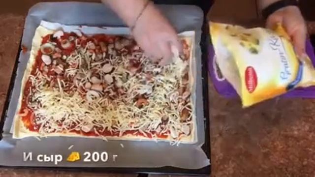 Вкусняшка Пицца ? с морепродуктами от Irina ja смотреть онлайн