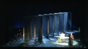 Мусоргский  " Борис Годунов " - сцена дуэт Григория и Пимена - Немецкая Опера на Рейне