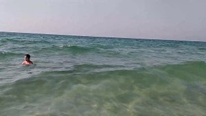 Пляж Кушадасы в октябре