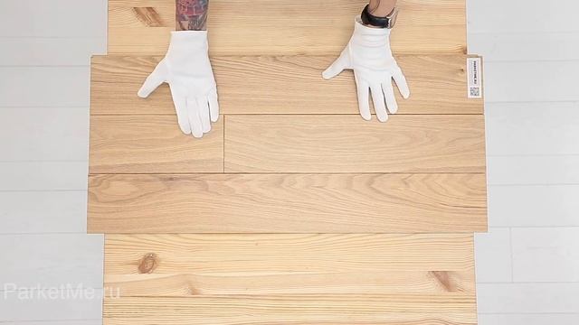 Массивная доска Amberwood Ясень Карамель