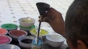 Египет, Шарм аль Шейх / Шопинг, сувениры / Цветной песочек в бутылочках