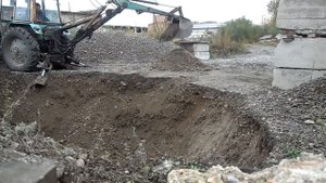 юмз 6 копаем гравий переделоной стрелой