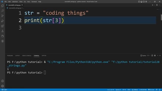 Strings in Python || Python Tutorial For Beginners || Part #28