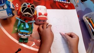 Как нарисовать Эмбер из мульт ПОЛЛИ РОБОКАР// art for kids