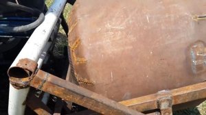 Бетономешалка самодельная на трактор Т 25 concrete mixe