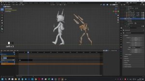 Как объединить анимацию в Blender