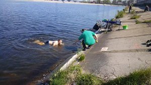 Виталий Колганов поплыл за сонаром Deeper : юмор