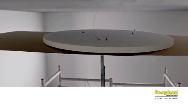 Ecophon Solo Circle 1200 мм, инструкция по монтажу панелей многоуровневого подвесного потолка