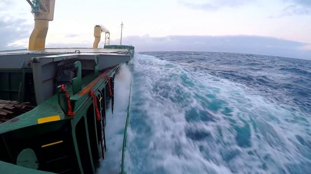 ДНЕВНИК МОРЯКА. Качка на судне. Северная атлантика. Тяжело работать когда качает.