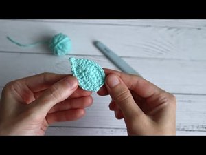 ЛИСТ крючком _ Мастер-класс _ DIY