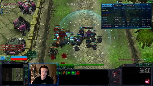 Squadron Tower Defense : Amazing Dynamic Game Goes Overtime! Starcraft 2 Gameplay смотреть онлайн