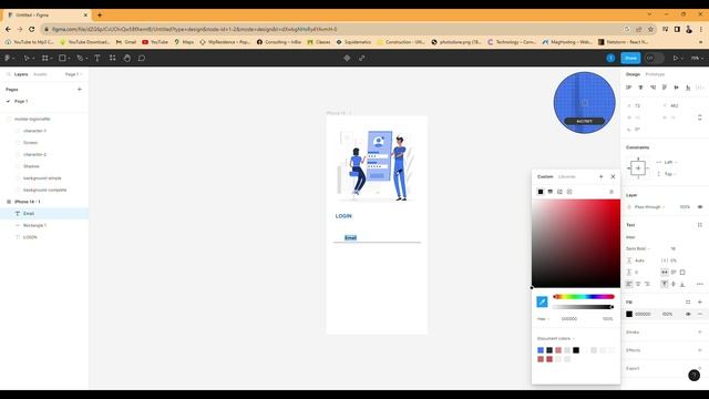 How to Design a Login Form in Figma смотреть онлайн