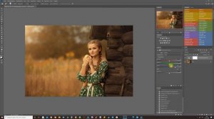 Как убрать лишний жёлтый цвет на фотографии в Adobe Photoshop CC