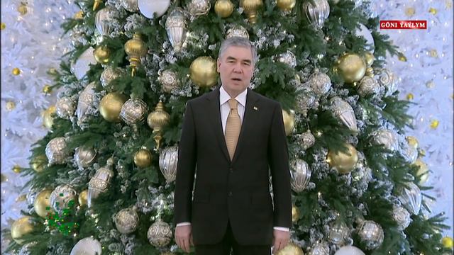 Türkmenistanyň Prezidenti Gurbanguly Berdimuhamedowyň türkmen halkyna Täze ýyl gutlagy смотреть онлайн