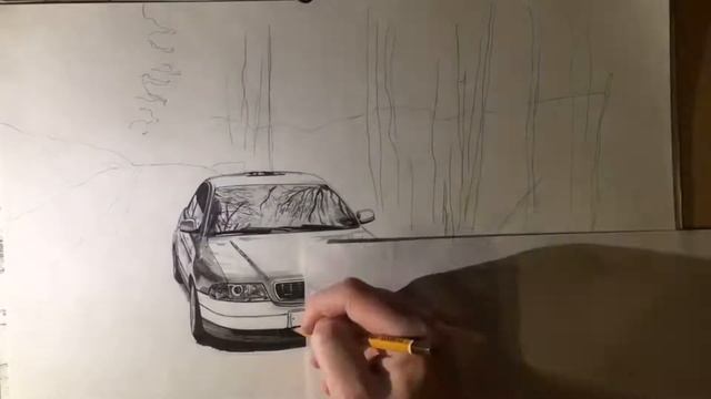 Как нарисовать Audi смотреть онлайн
