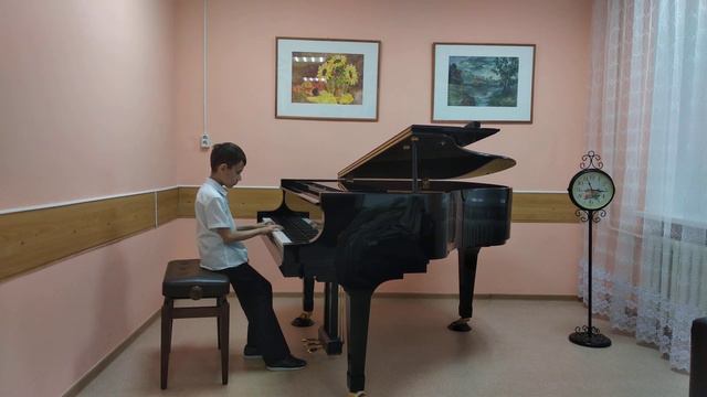 Ямщиков Вадим, 10 лет. Б.Берлин " Обезьянки на дереве" смотреть онлайн