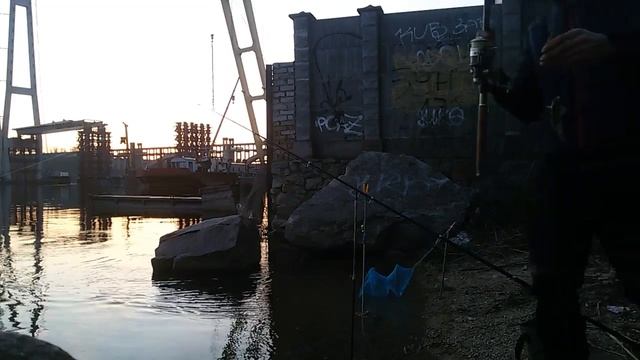 Вечерняя рыбалка в черте города ,тест сигнализатора поклевки смотреть онлайн