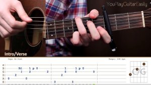 Как играть на гитаре The Cardigans – My Favourite Game (Acoustic Version). YouPlayGuitarEasily