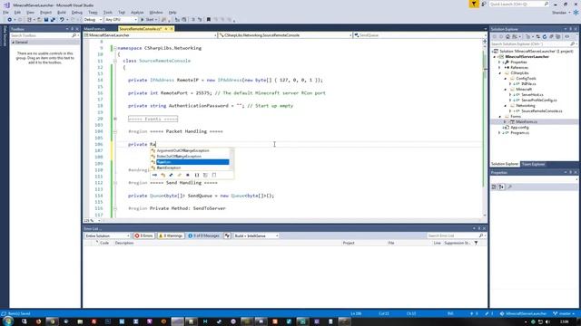 C# live tutorial: Creating a Minecraft server launcher (Part 4) смотреть онлайн